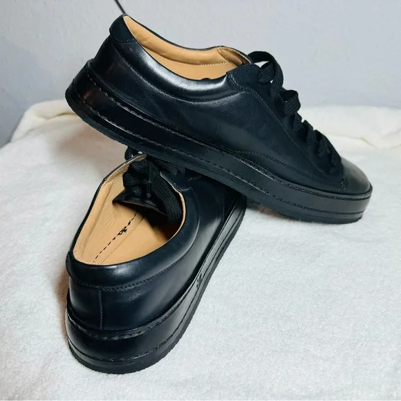 NEW John Varvatos Low Reed Sneakers , Size 9.5 BLACK - Picture 11 of 11